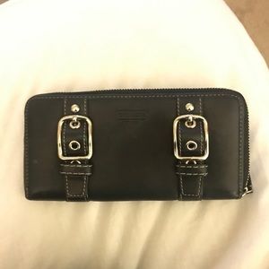 Coach black wallet
